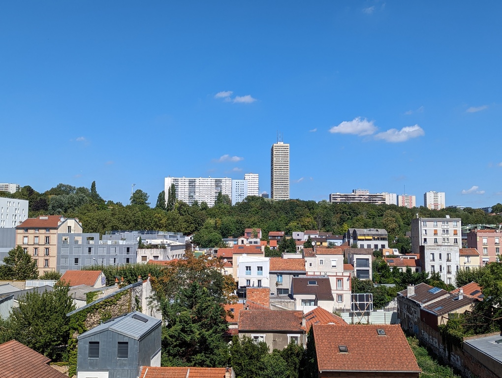 La vue depuis les chambres