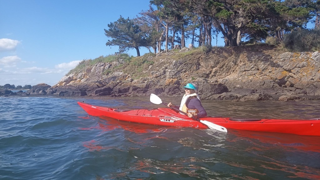 kayak dans le Golfe