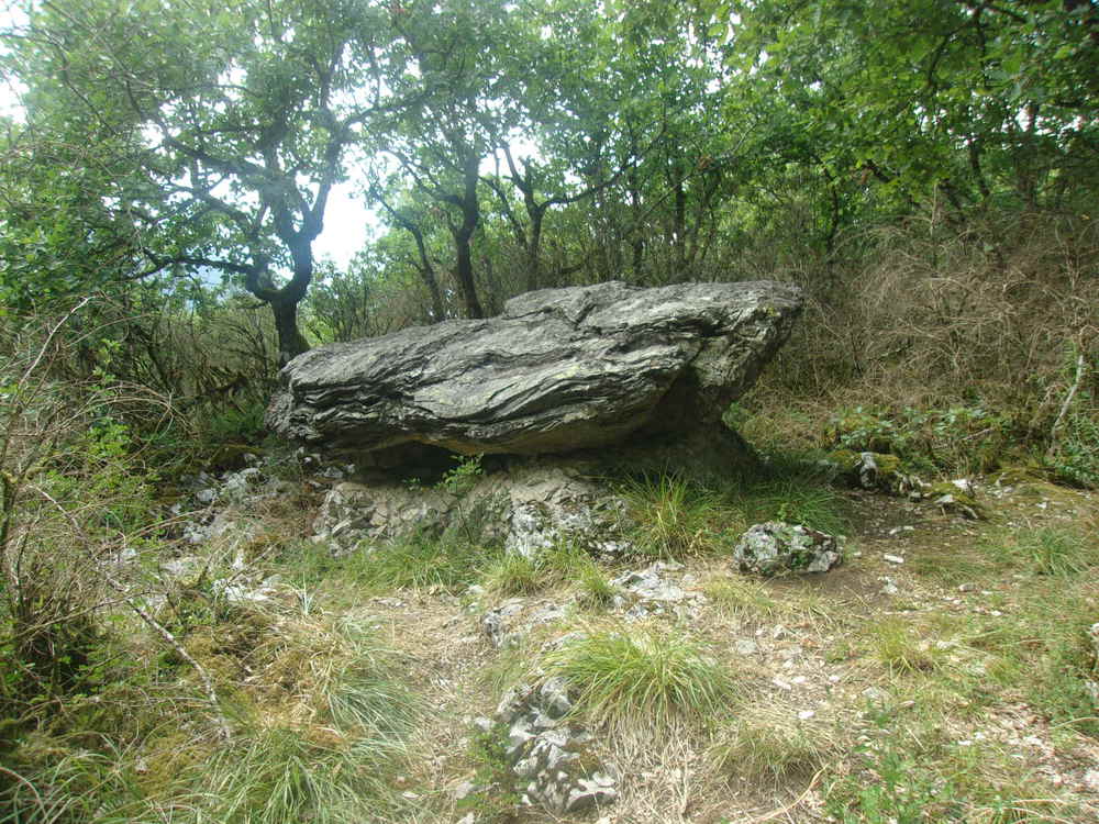 Balade de la pierre aux fées, très magnétique, vers St Martin de Bavel, 10 km de Belley