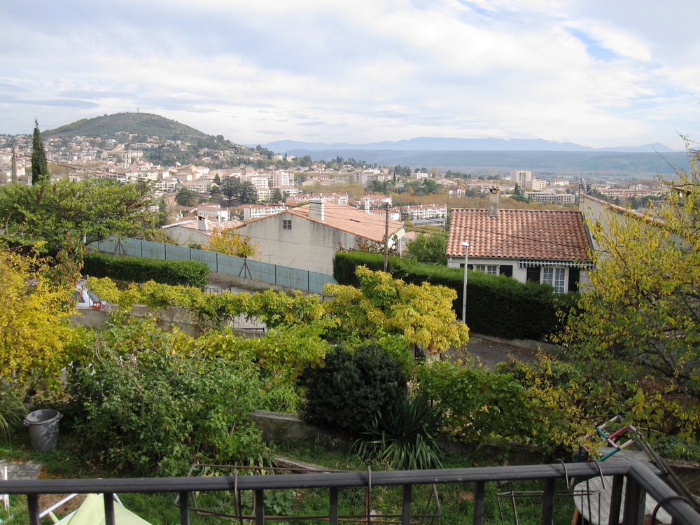 Vue de notre terrasse