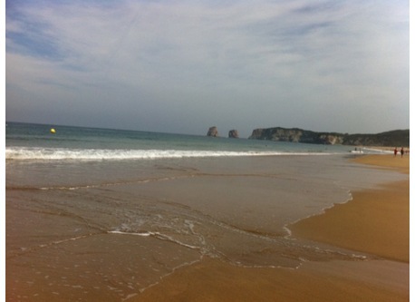 Hendaye, plage "Les deux jumeaux"