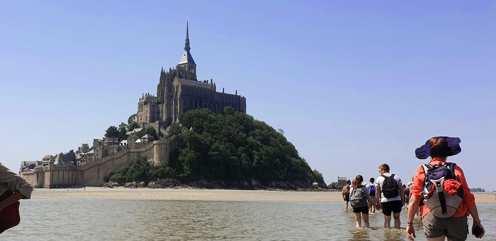 Traversée de la baie du Mont St Michel