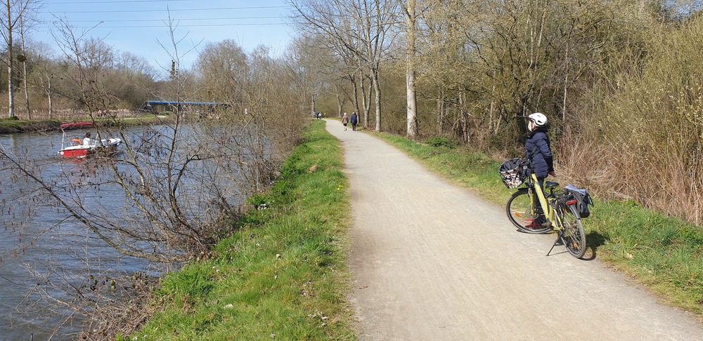 Balade à vélo sur le canal