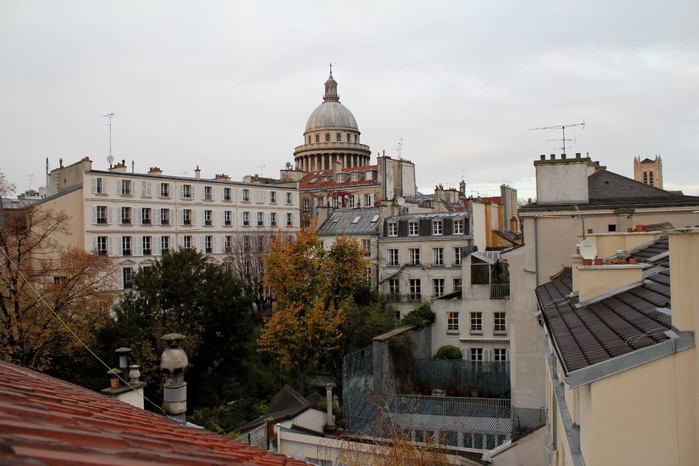 vue sur le Panthéon depuis la chambre