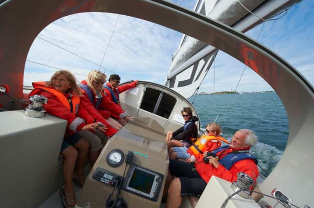 Sortie en voile Eric Tabarly, Lorient