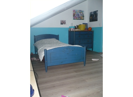 chambre bleue au 2ème étage