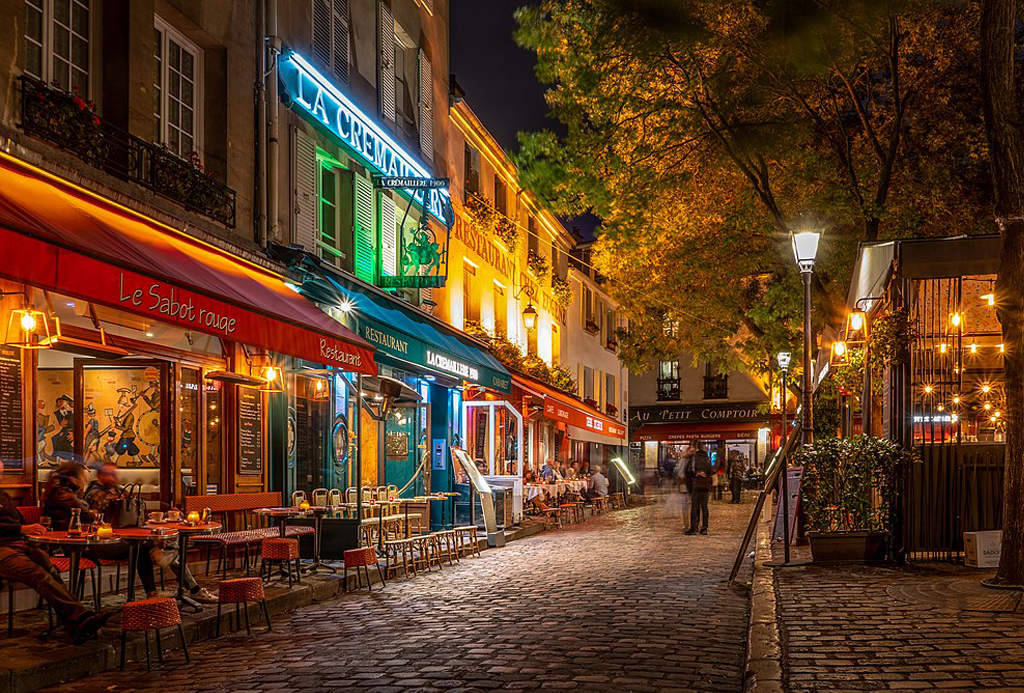 Place du Tertre à 2mn