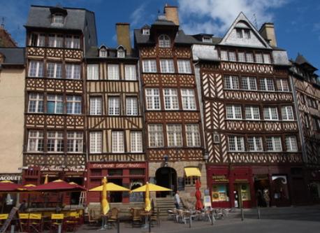 Les vieilles maisons de Rennes