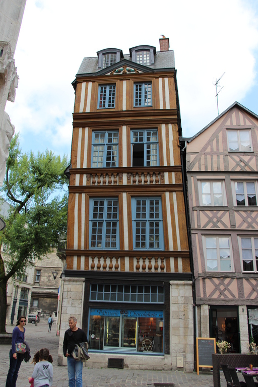 Maison à colombages. Rouen 