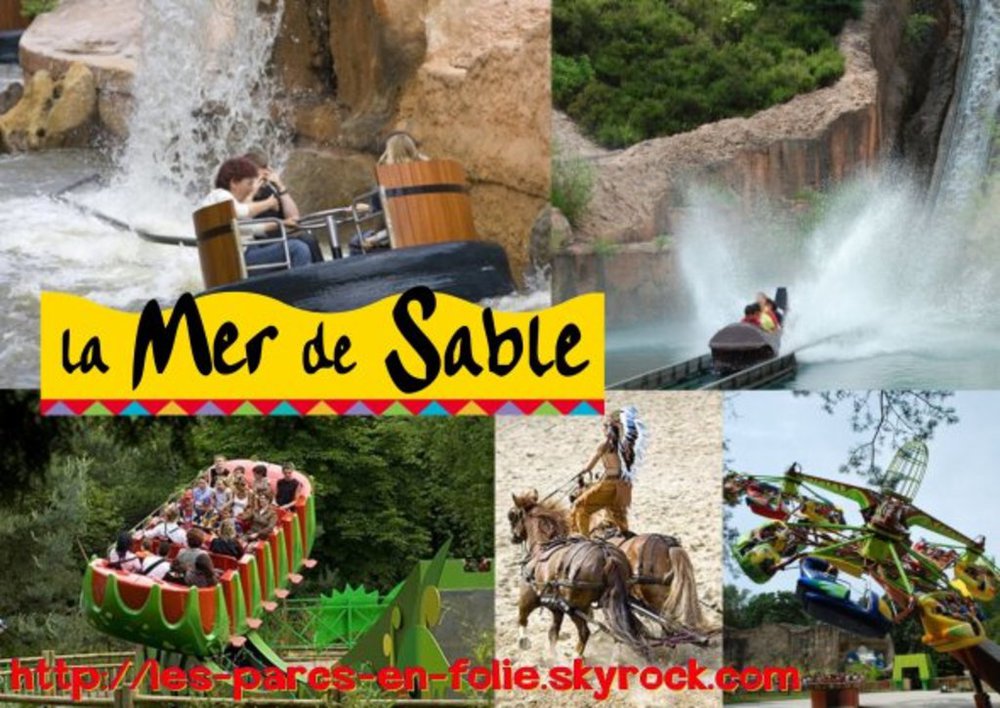 La mer de sable, parc de loisirs. 50 minutes en voiture.