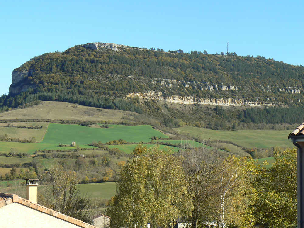 vue du causse depuis la maison