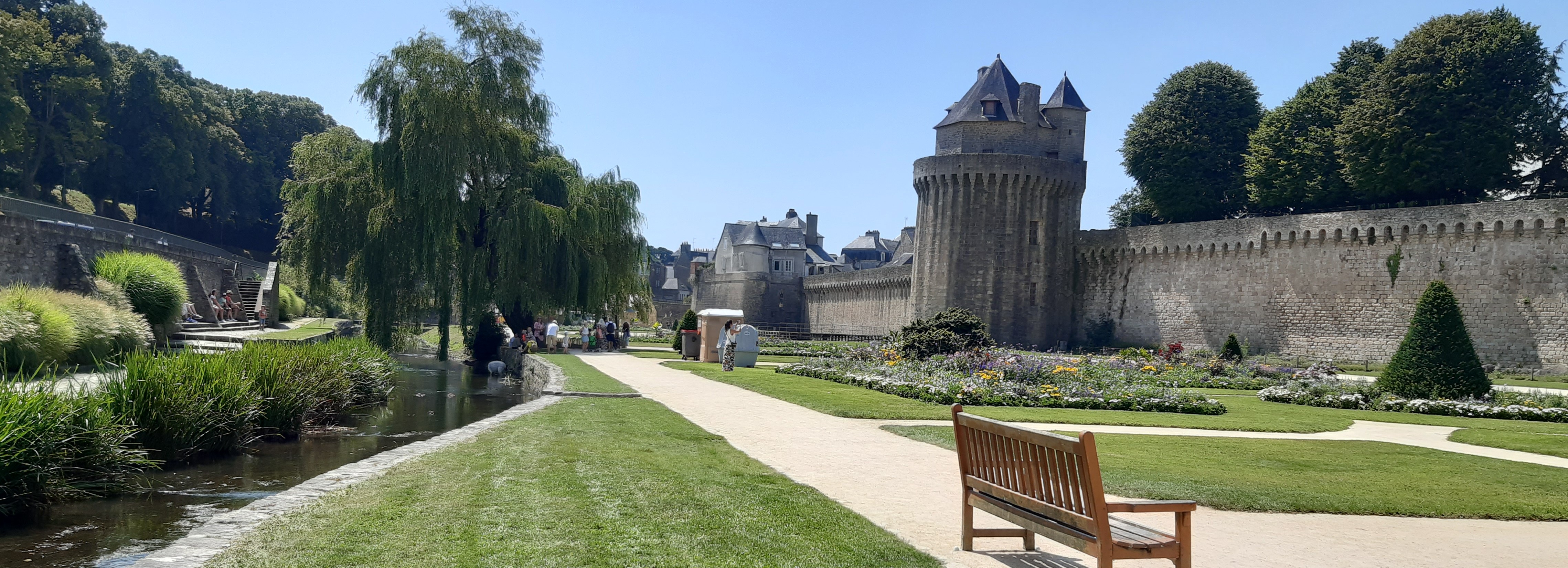 Jardin du château de Vannes