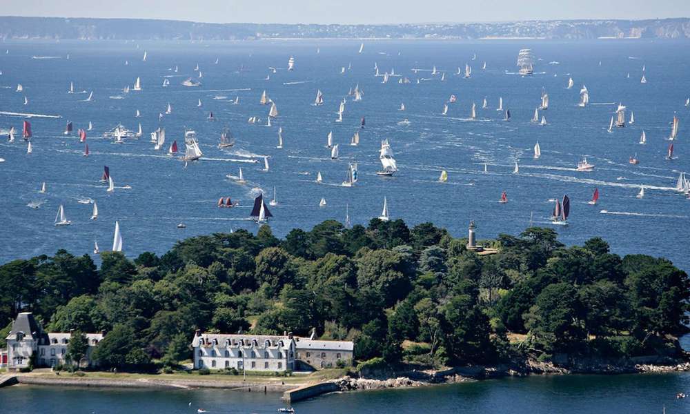 Régate en baie de Douarnenez