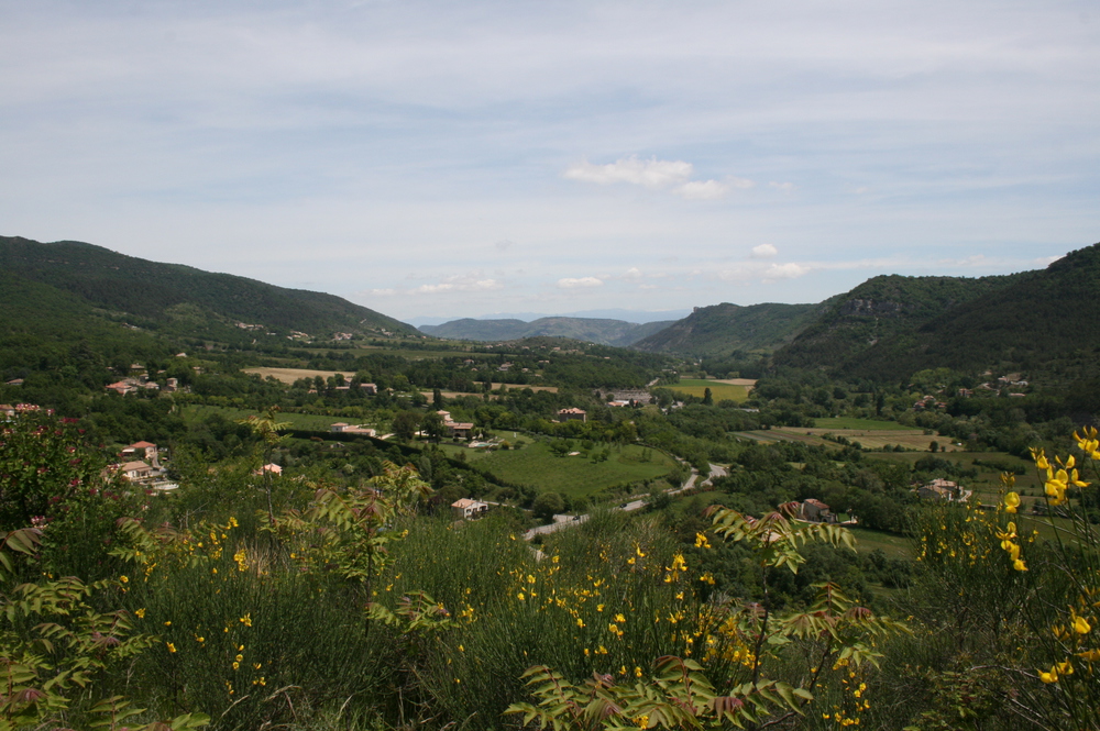 vue paysage depuis la maison