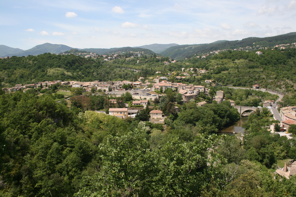 le village vu de la croix