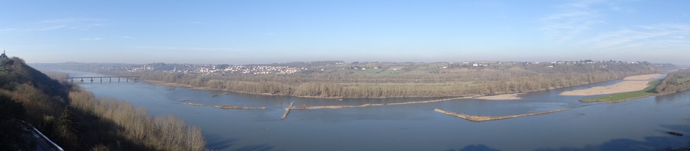 la Loire vue de Champtoceaux