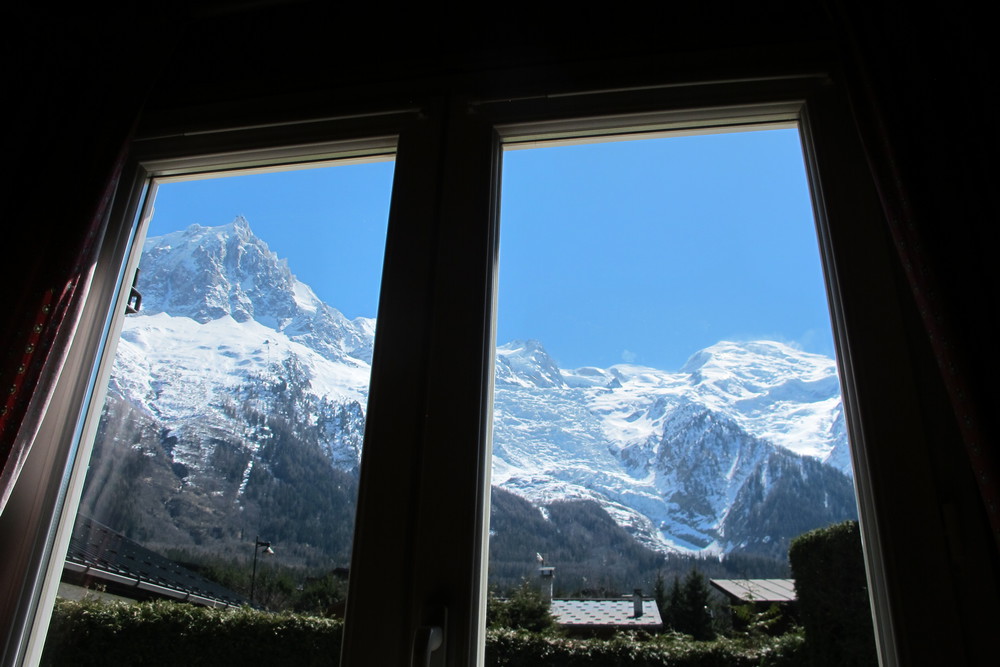 vue de la fenêtre du séjour