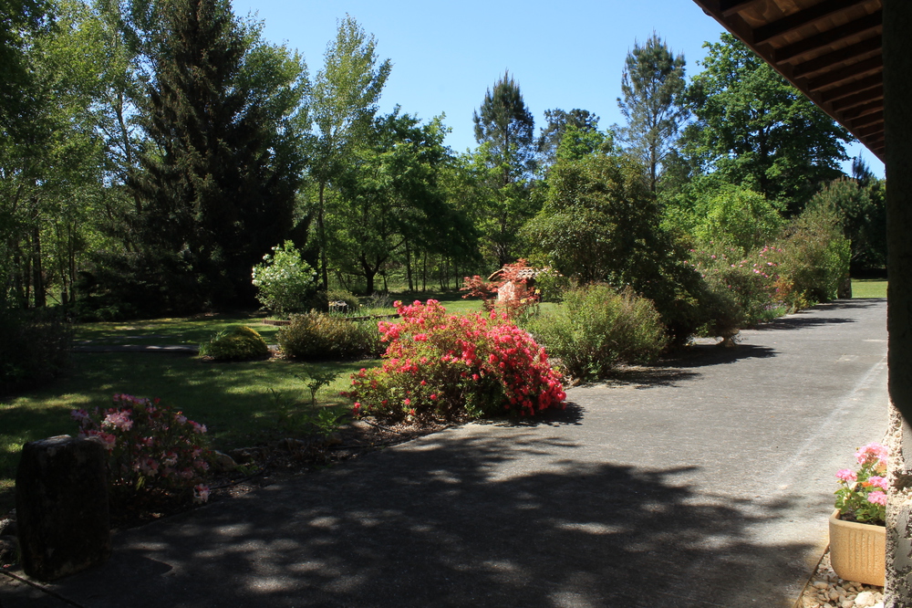 vue de notre jardin