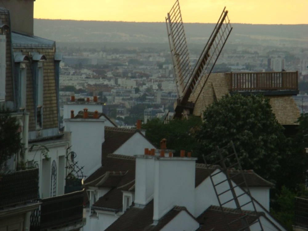 Moulins de la Gallette depuis nos fenêtres 