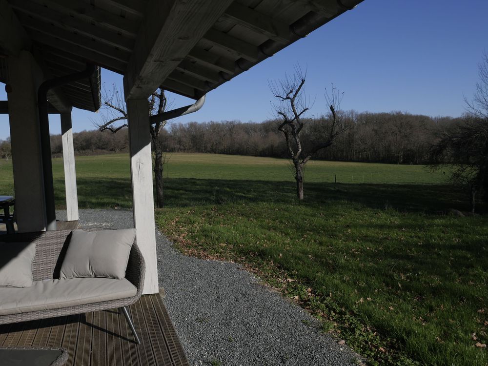 vue terrasse jardin