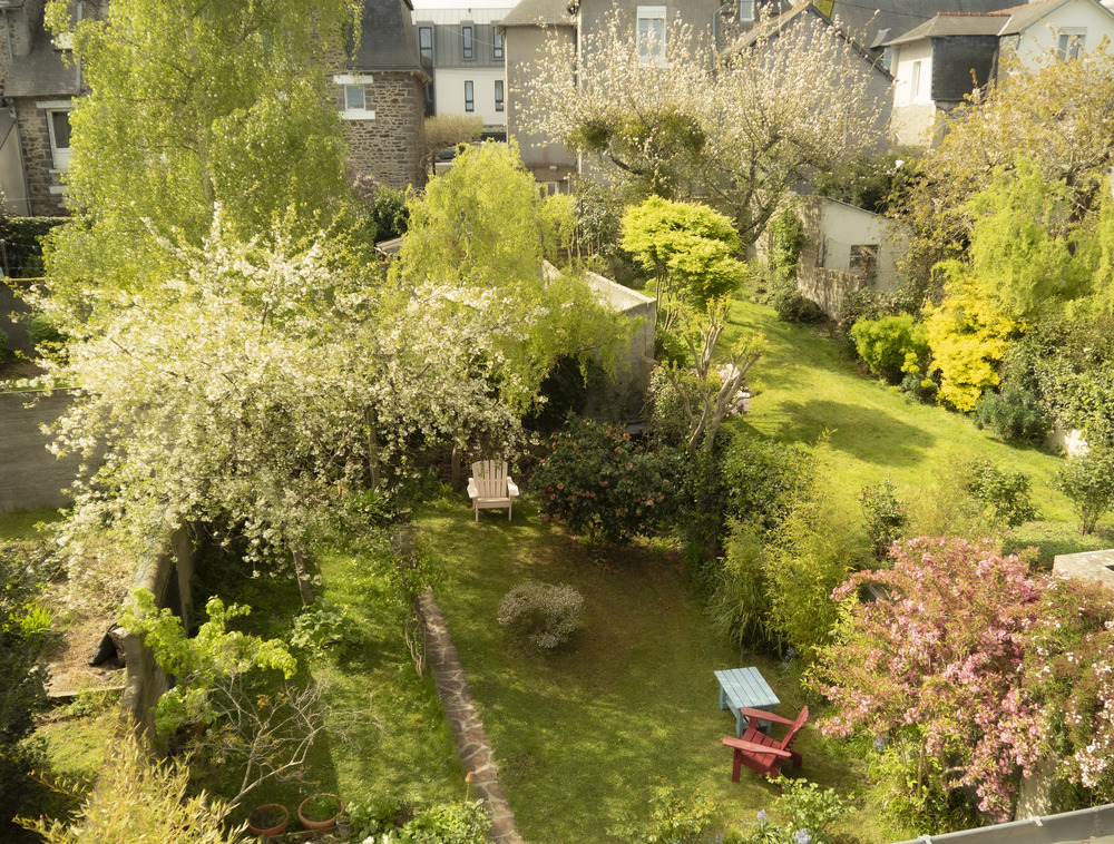 Jardin vu du deuxième étage (depuis la chambre parentale)