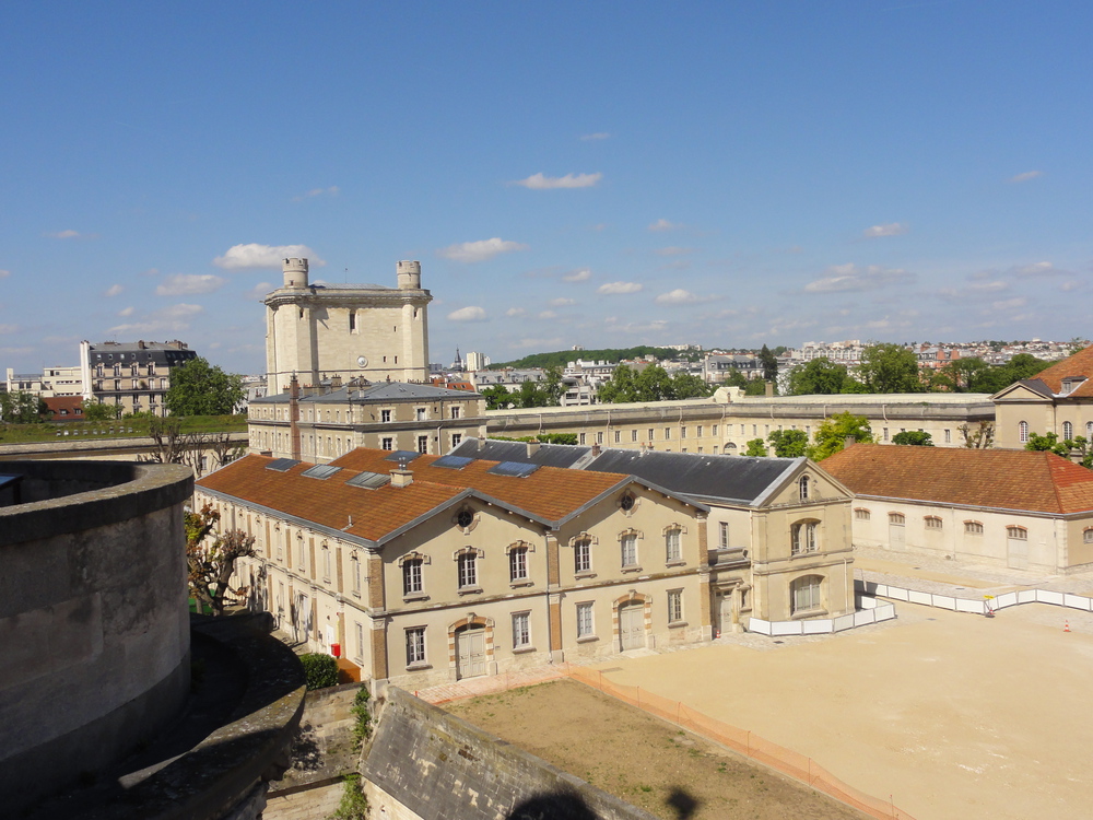 Vue du donjon du château de Vincennes