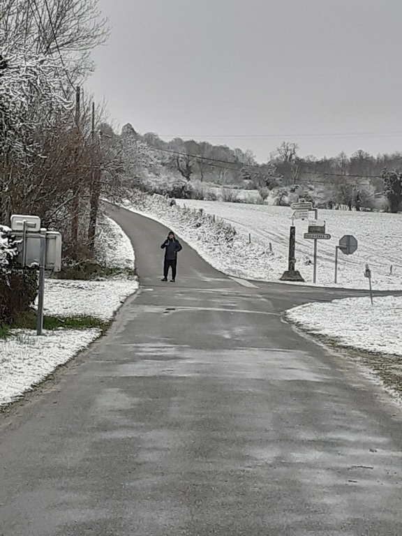 Snow on Christmas Day 2020