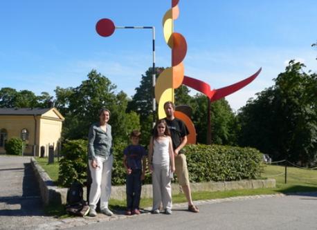 au musée de Stockolm, 1er échange en 2007