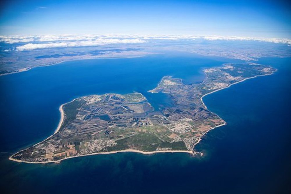 vue aérienne de l'île de Ré