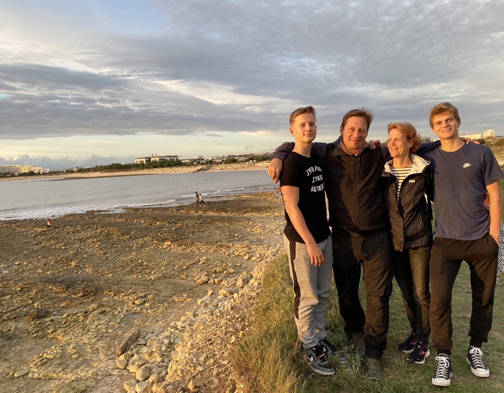 la famille, Parc des Pères, La Rochelle