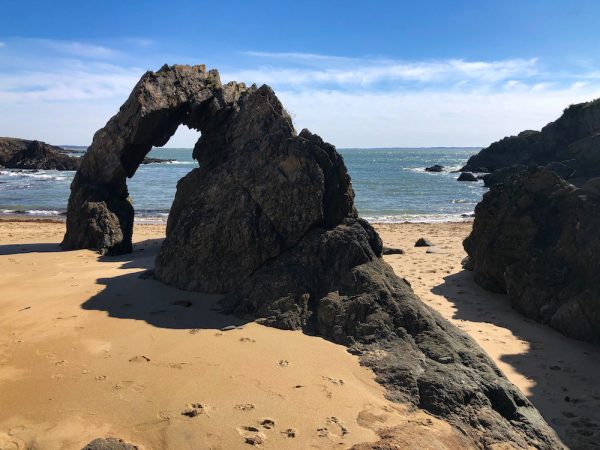 Plage de la roche Percée, Moëlan sur Mer