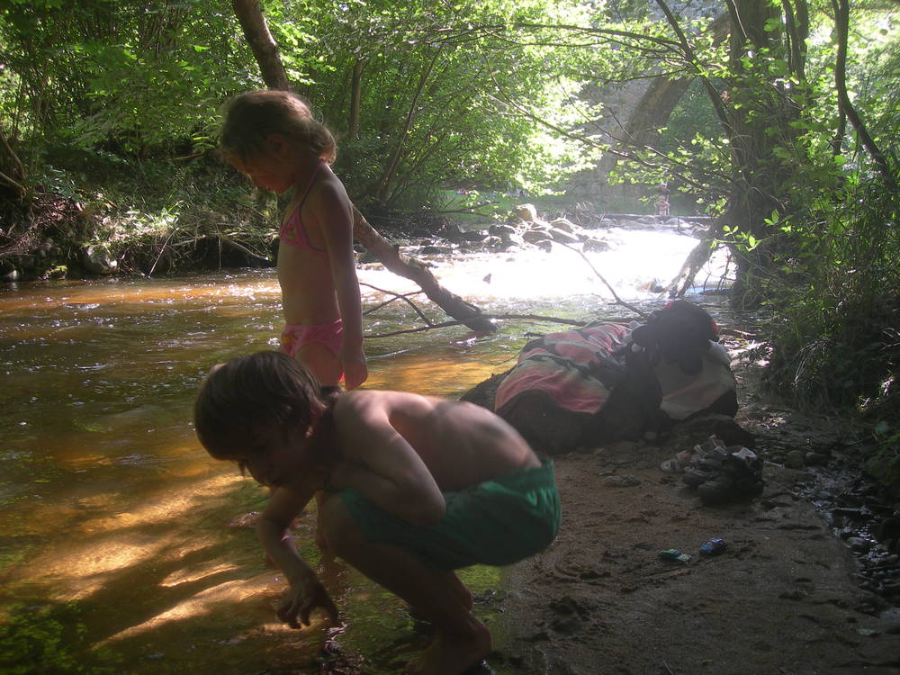 rivière du pont du Diable à 30 minutes de la maison à pied.