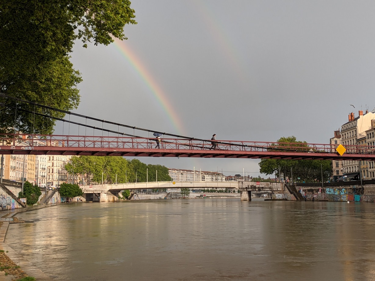 Orage sur la Saône