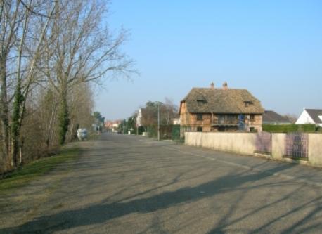 notre quartier, promenade d'hiver