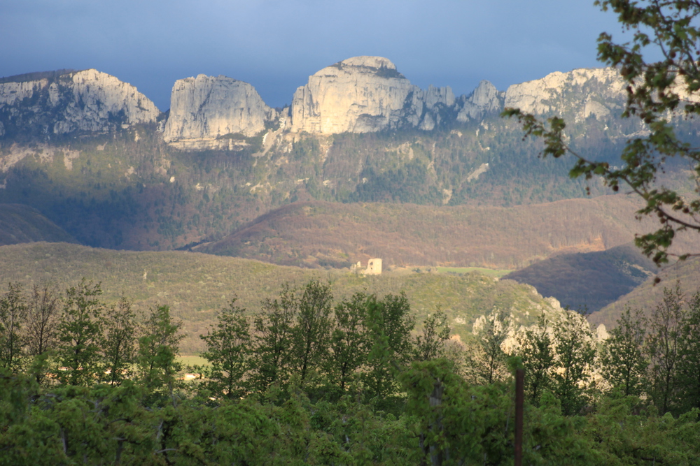 Le Vercors depuis la maison